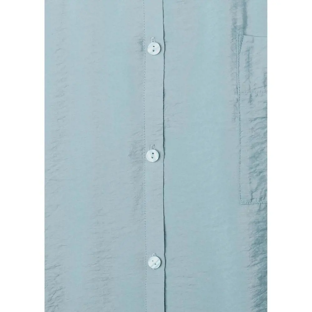 Whistles Pale Blue Nicola Button Through Shirt